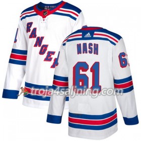 New York Rangers tröja Rick Nash 61 Vit 2017-2018 Adidas Authentic - NHL Tröjor Herr